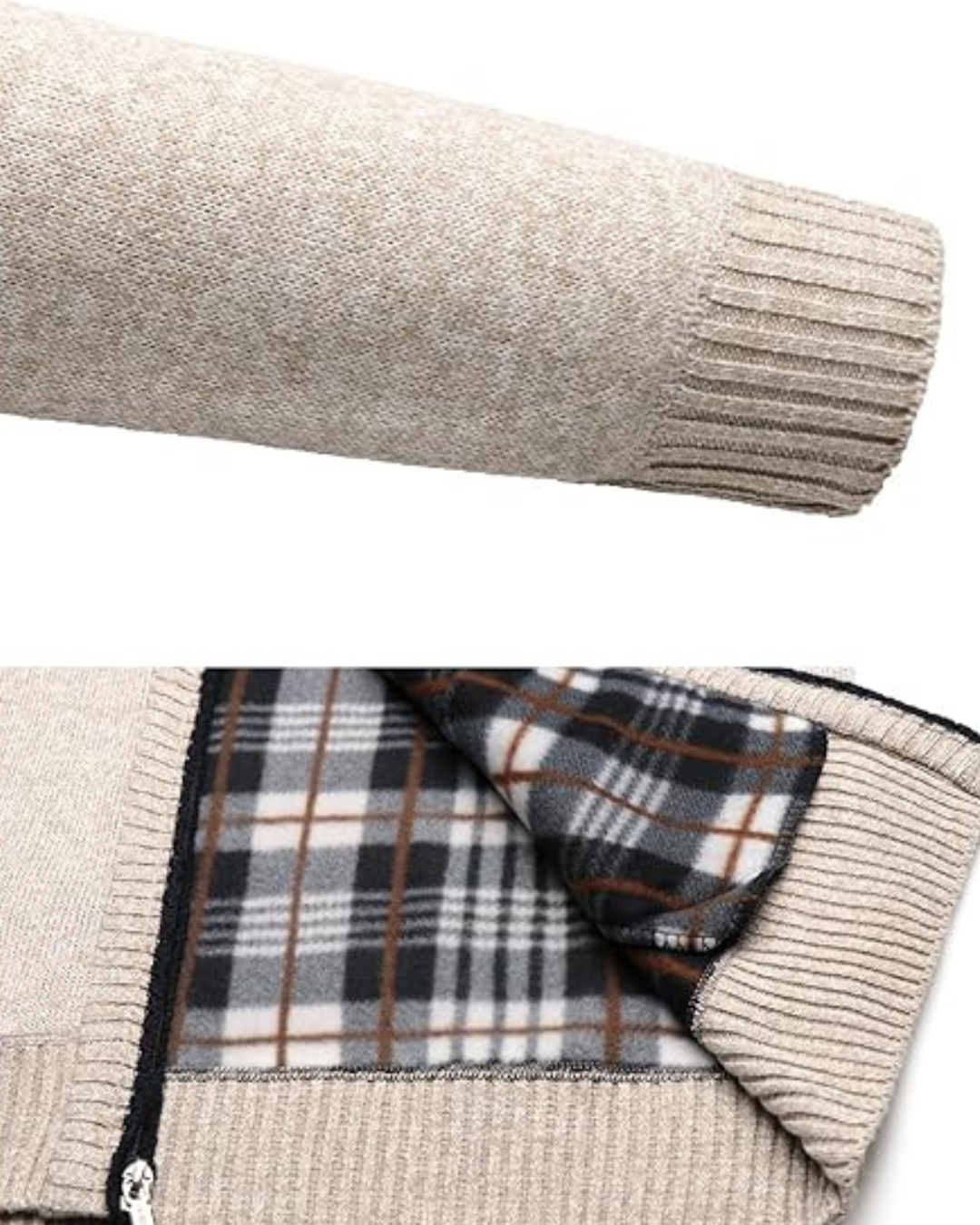 Könnyű és elegáns férfi termikus kabát