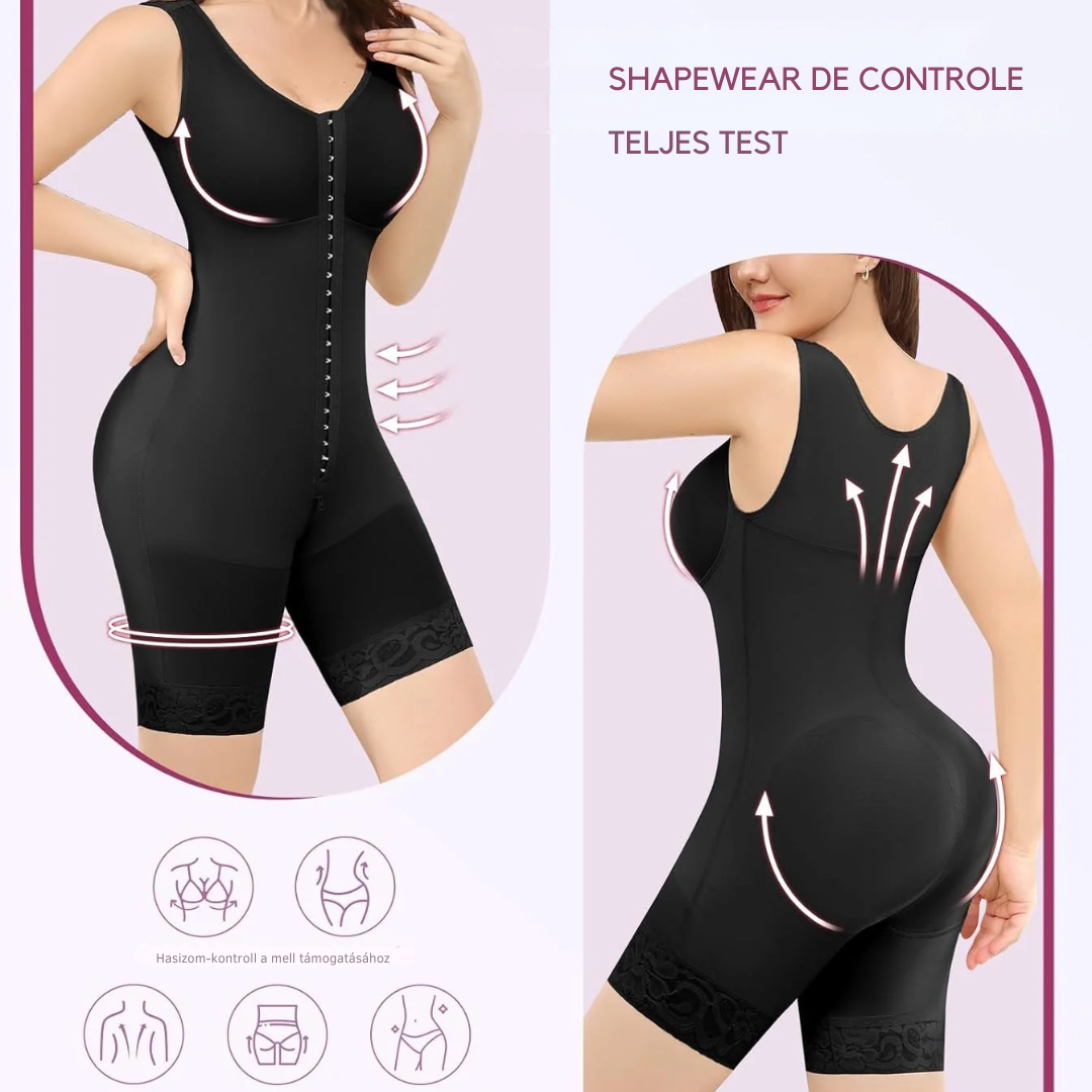 Kettős kompressziós hasformáló és melltartó