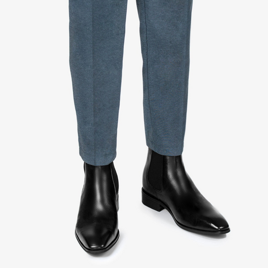 Férfi magas sarkú csizma